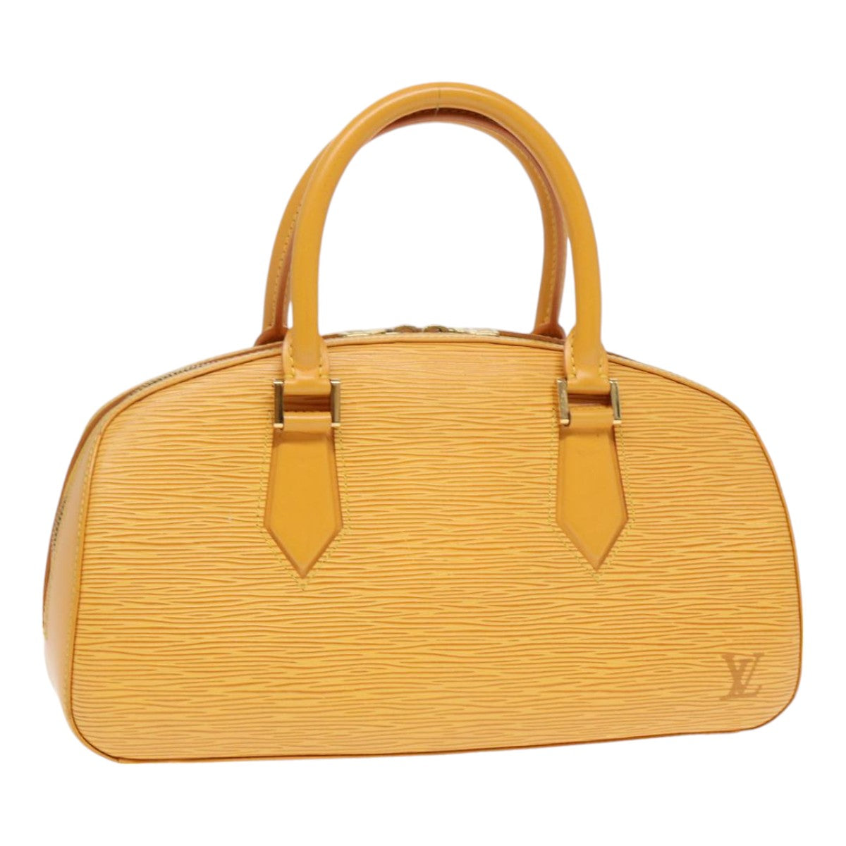 LOUIS VUITTON Epi jasmine Hand Bag Tassili Yellow LV Auth ep5435