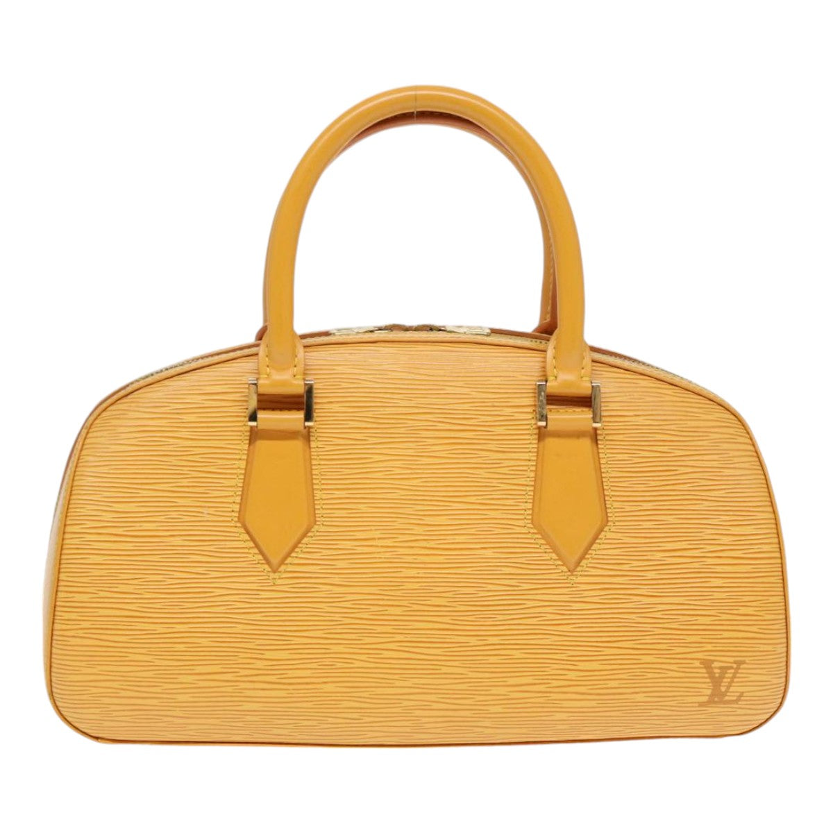 LOUIS VUITTON Epi jasmine Hand Bag Tassili Yellow LV Auth ep5435