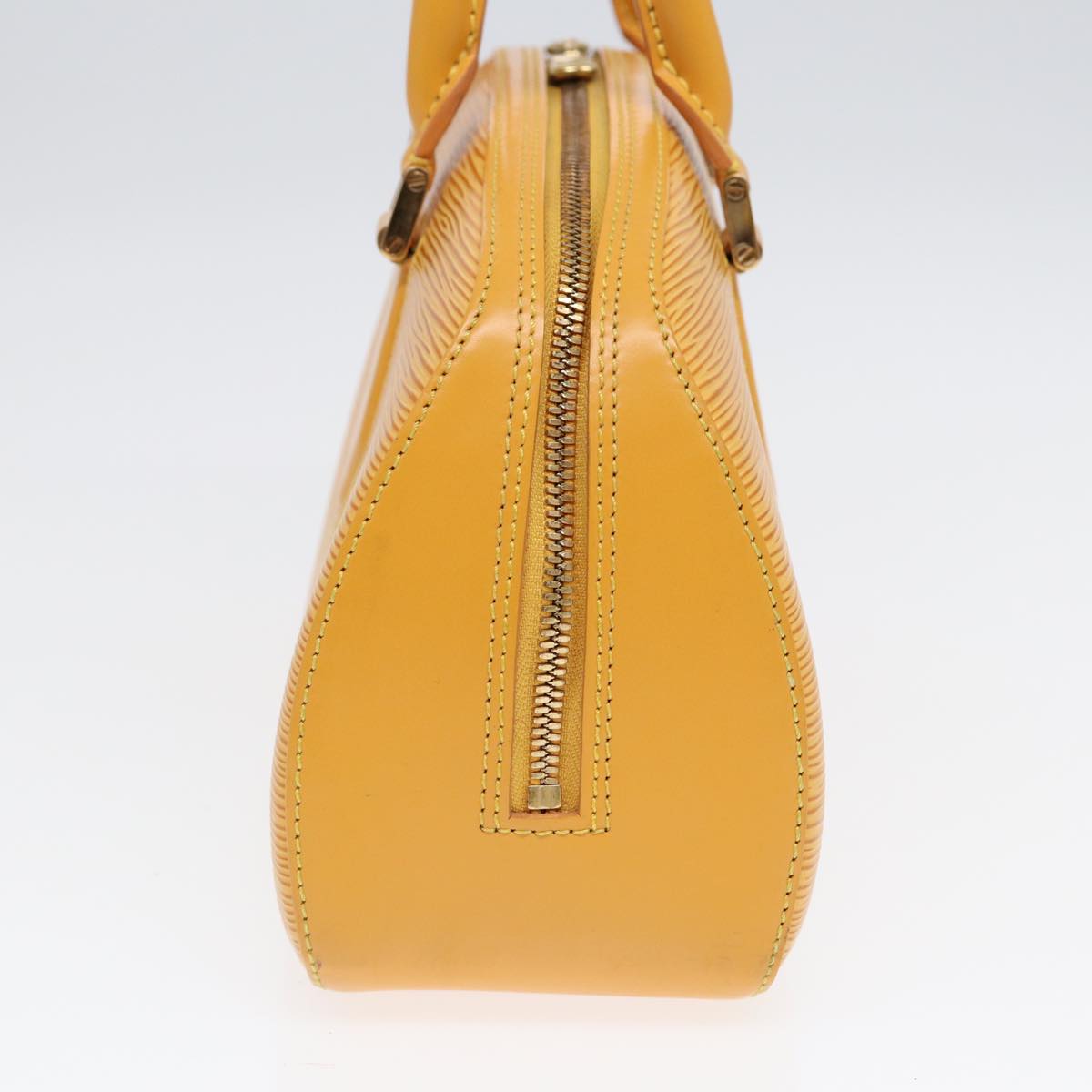 LOUIS VUITTON Epi jasmine Hand Bag Tassili Yellow LV Auth ep5435