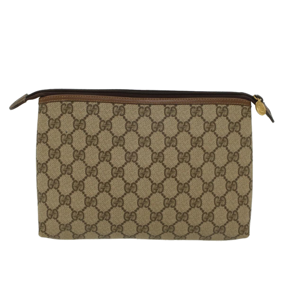 Gucci Leather Canvas Clutch