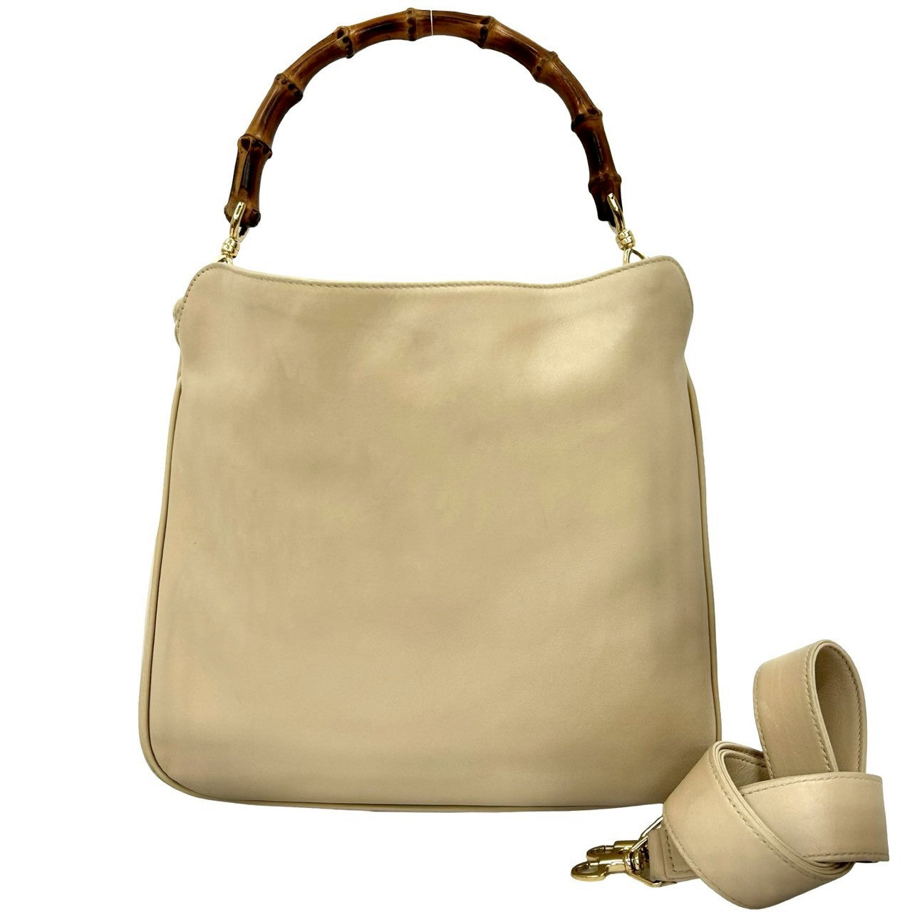 Gucci Bamboo Leather 2way Bag