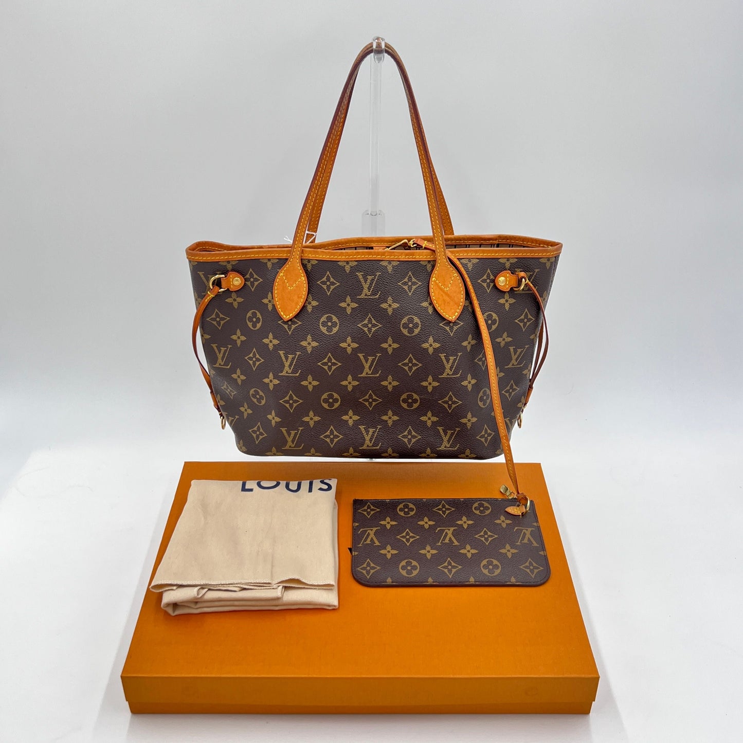 Louis Vuitton LV Monogram Neverfull PM - Brown Shoulder Bags, Handbags AG462O