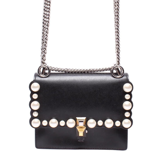 Fendi Leather Kan I Black Shoulder Bags ITTQ2AARY7OJ