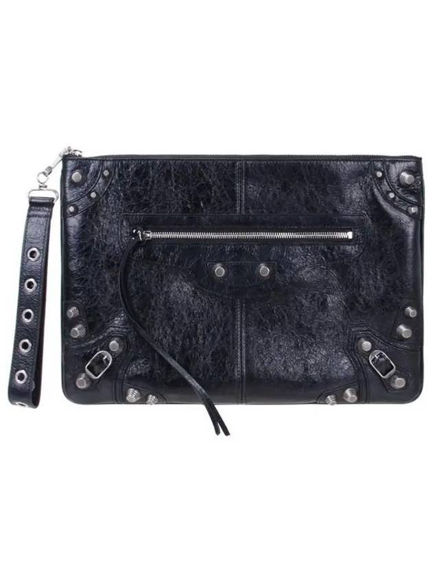 Luxury Balenciaga Trending 2026 Le Cagole Large Clutch Bag Black