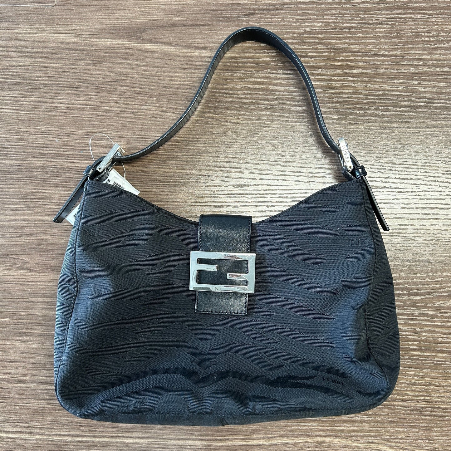Fendi | Bags | Fendi Nano Bag Shoulder Chain Black Nappa Leather Baguette Charm LB120073