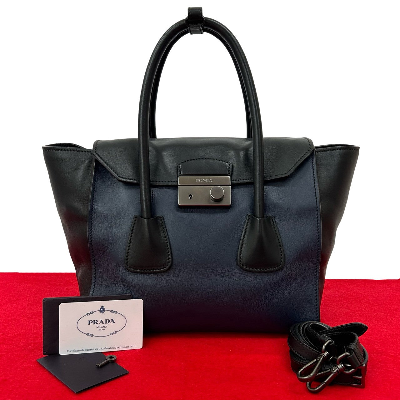 Prada Leather 2way Handbag