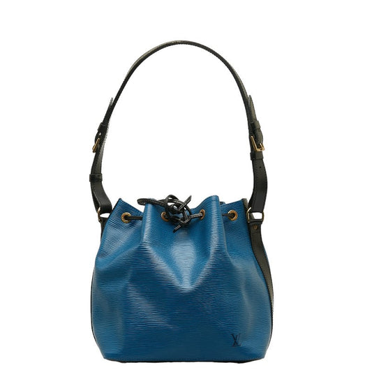 Louis Vuitton Epic Puccinoe Shoulder Bag M44152 Tread Blue Noir Leather Lady Louis Vuitton
