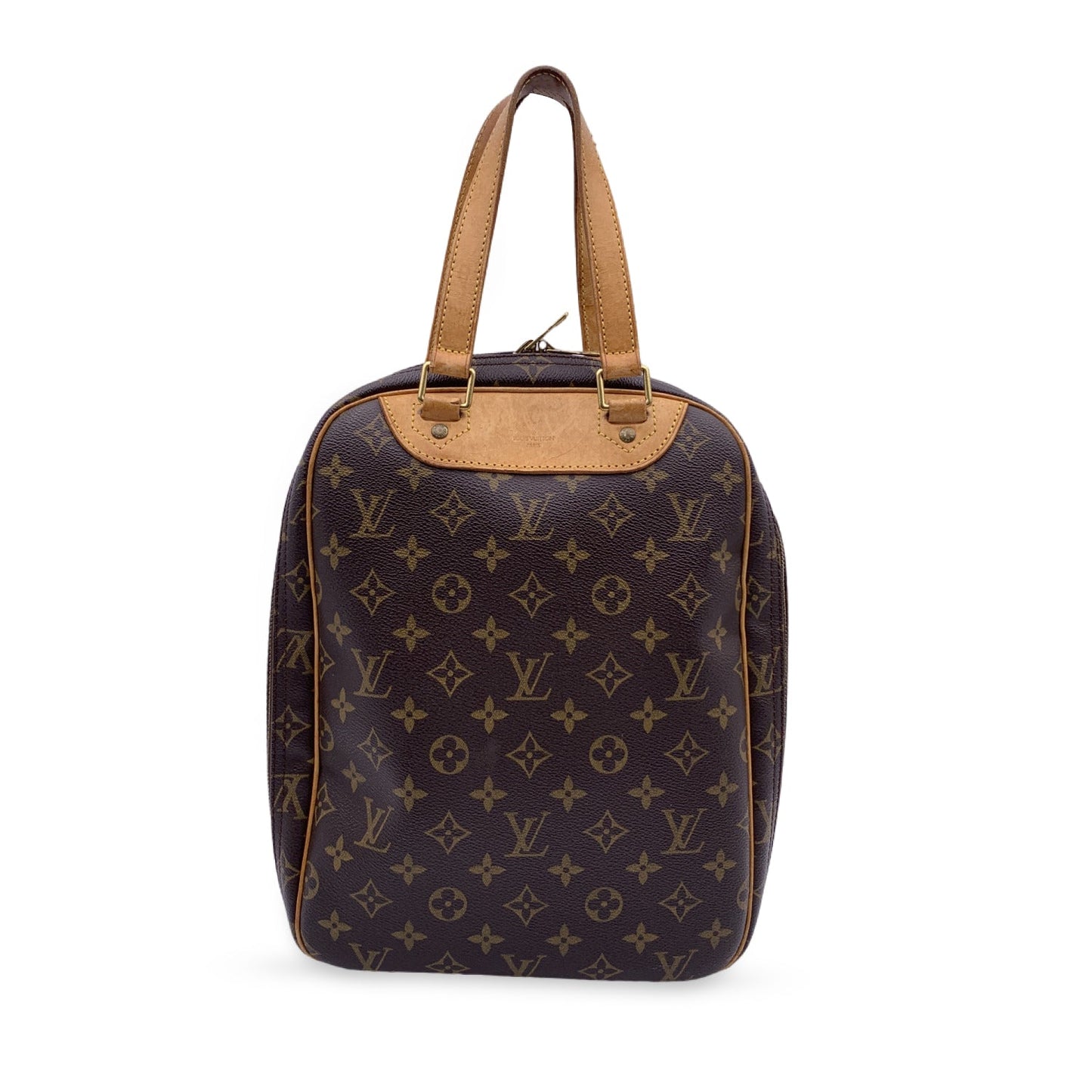LOUIS VUITTON Monogram Canvas Excursion Shoe Travel Bag M41450