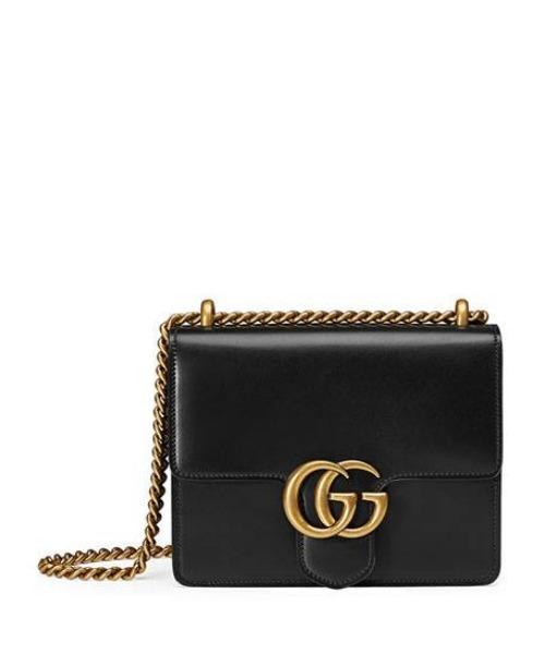 Gucci Monogram Chain Leather Crossbody