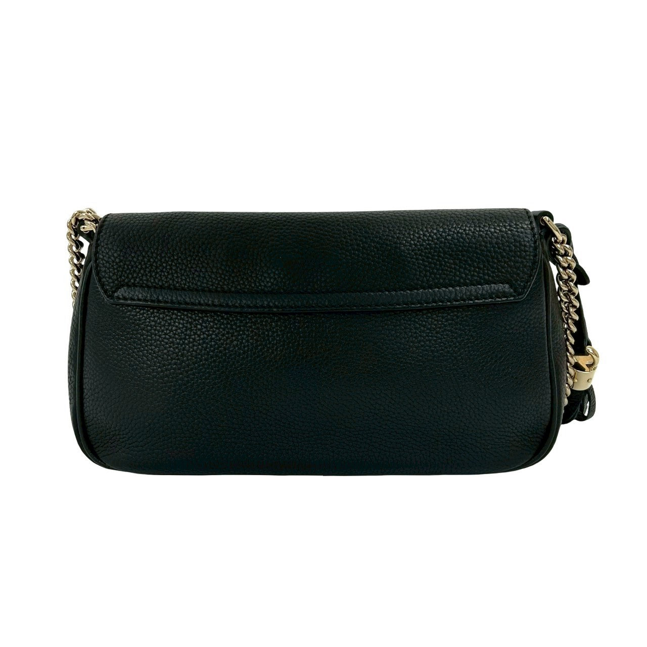 Gucci Soho GG Logo Embossed Leather Shoulder Bag