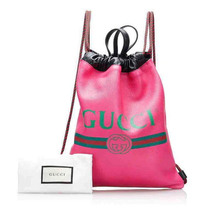 Gucci Pink Leather Tote Style 3