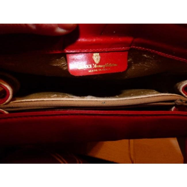 Gucci Leather Canvas Shoulder Bag