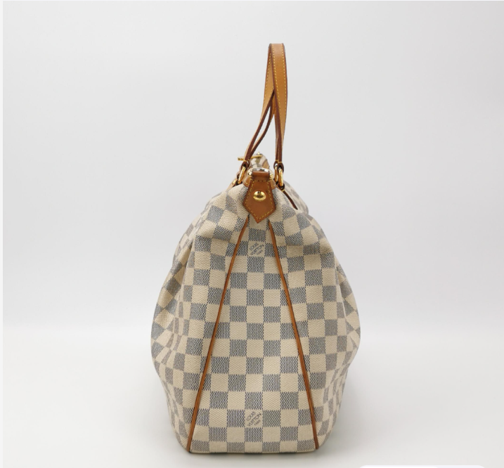 Louis Vuitton (LV) Siracusa Bag white 42cm 250306781093365