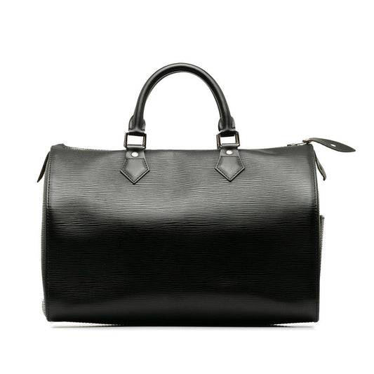 Louis Vuitton Epic Speed 30 Handbag Mini Boston Bag M59022 Noir Black Leather Lady Louis Vuitton