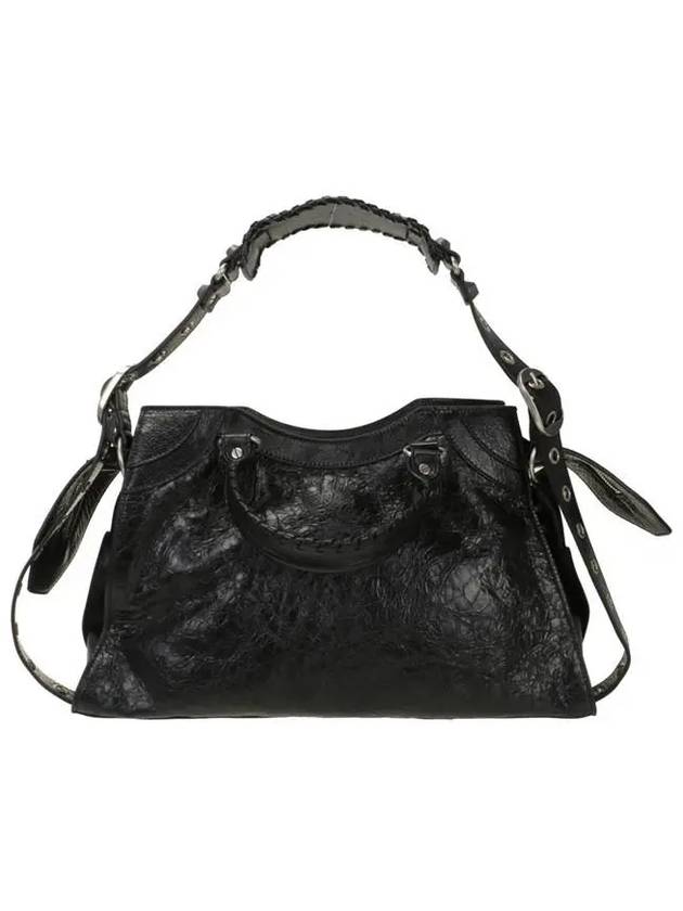Luxury Balenciaga Trending 2026 Neo Cagole City Tote Bag Black