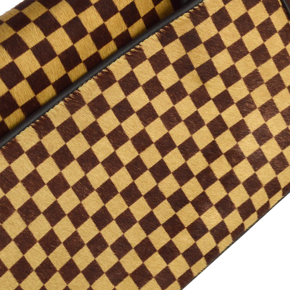 Louis Vuitton 2001 Damier Sauvage Lion HandBag