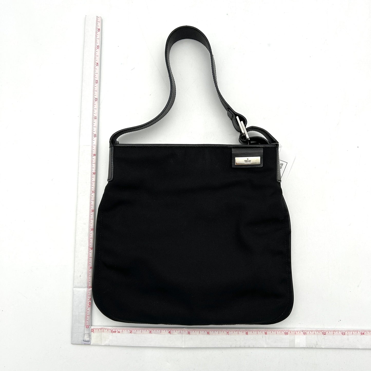 Gucci Nylon Shoulder Bag  - Black Shoulder Bags, Handbags gu3308cc