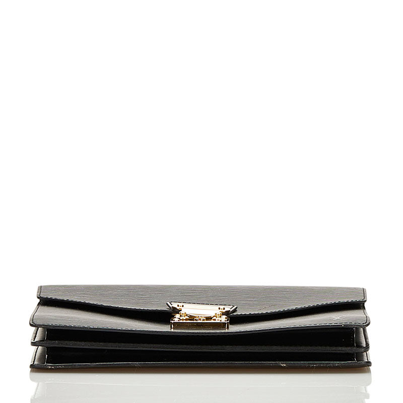Louis Vuitton Epic Concorde Handbag M52132 Noir Black Leather Louis Vuitton