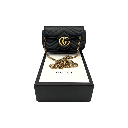 Gucci Chain Leather Shoulder Bag