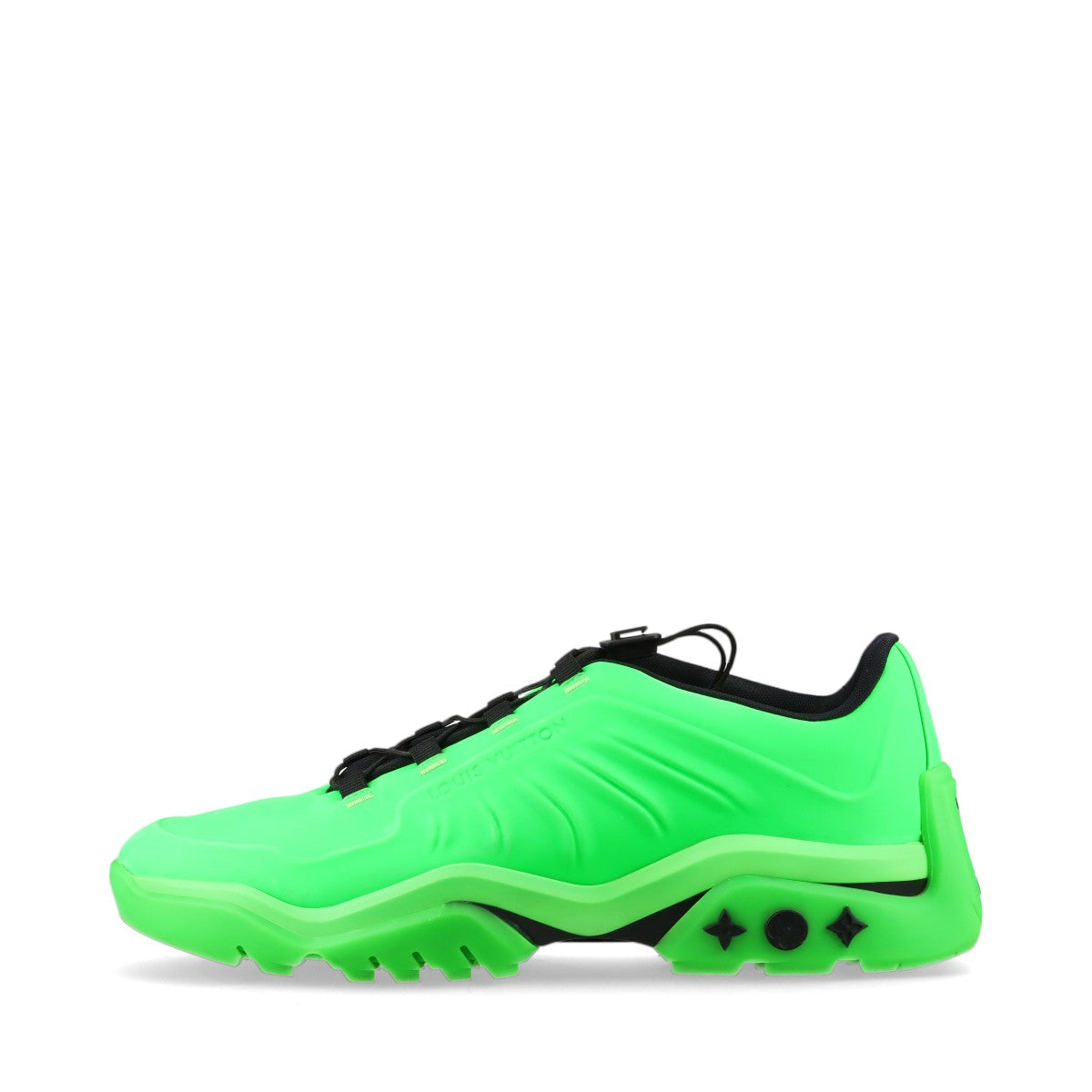 Louis Vuitton Millennium Line 21 Year Laver Trainers 9 Men Green Black FD0251 Neon Color LV Logo Cable Box Bag