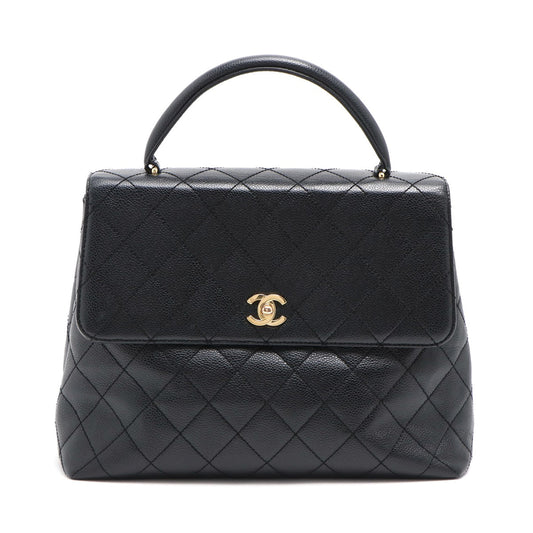 Chanel Black Caviar Kelly HandBag