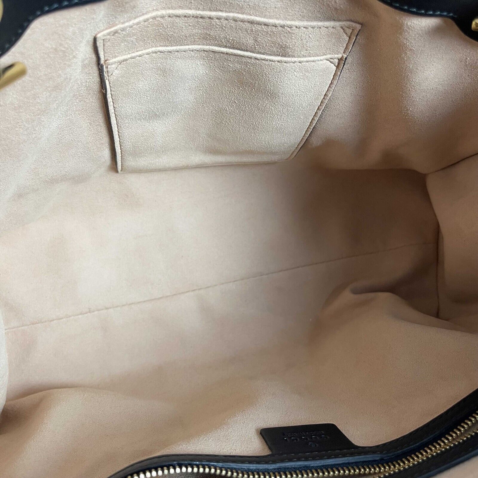 Gucci Monogram Chain Leather Tote