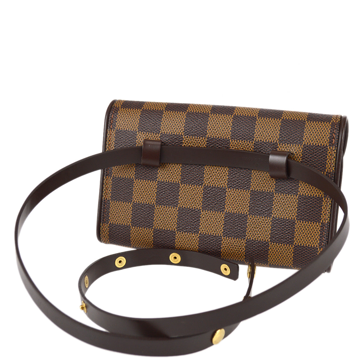 Louis Vuitton 2000s Damier Pochette Florentine #XS Crossbody