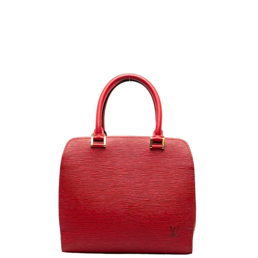 Louis Vuitton Epi Punch Handbag M52057 Castilian Red Leather Louis Vuitton