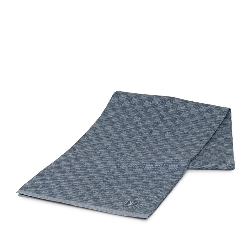 Louis vuitton Damière M70929 Maffler Wool Blue Naivie Men's Eve