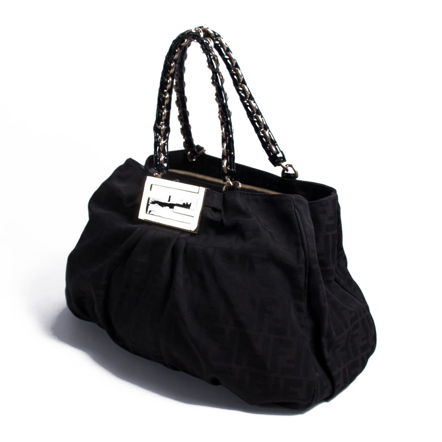 Fendi Mia Large Zucca Canvas Bag