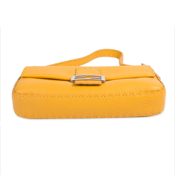 Fendi Mini Leather Baguette Shoulder Bag