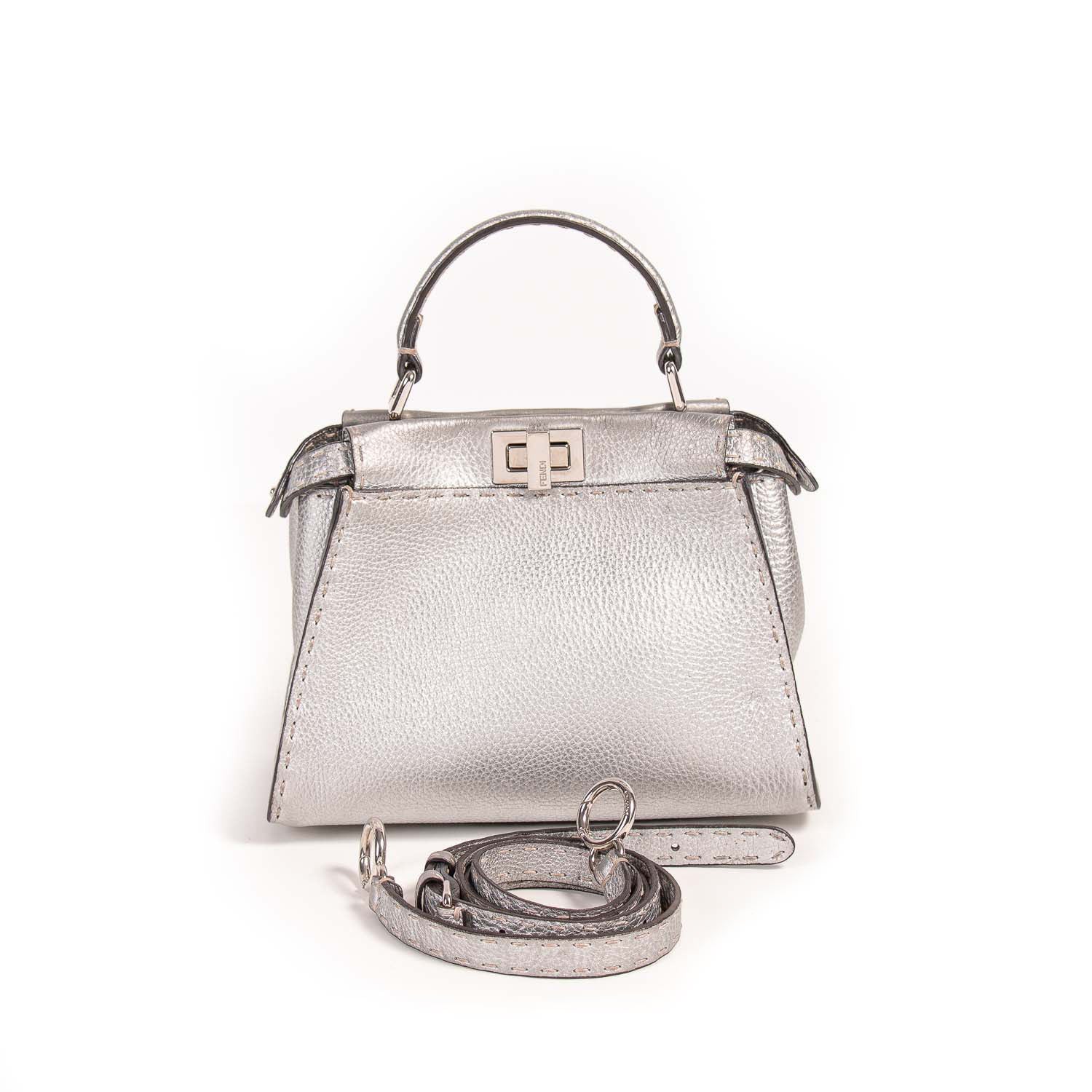 Fendi Peekaboo Selleria Mini Bag