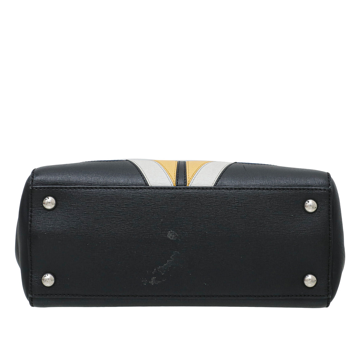 Fendi Black Multicolor Monster Eye 2 Jours Bag