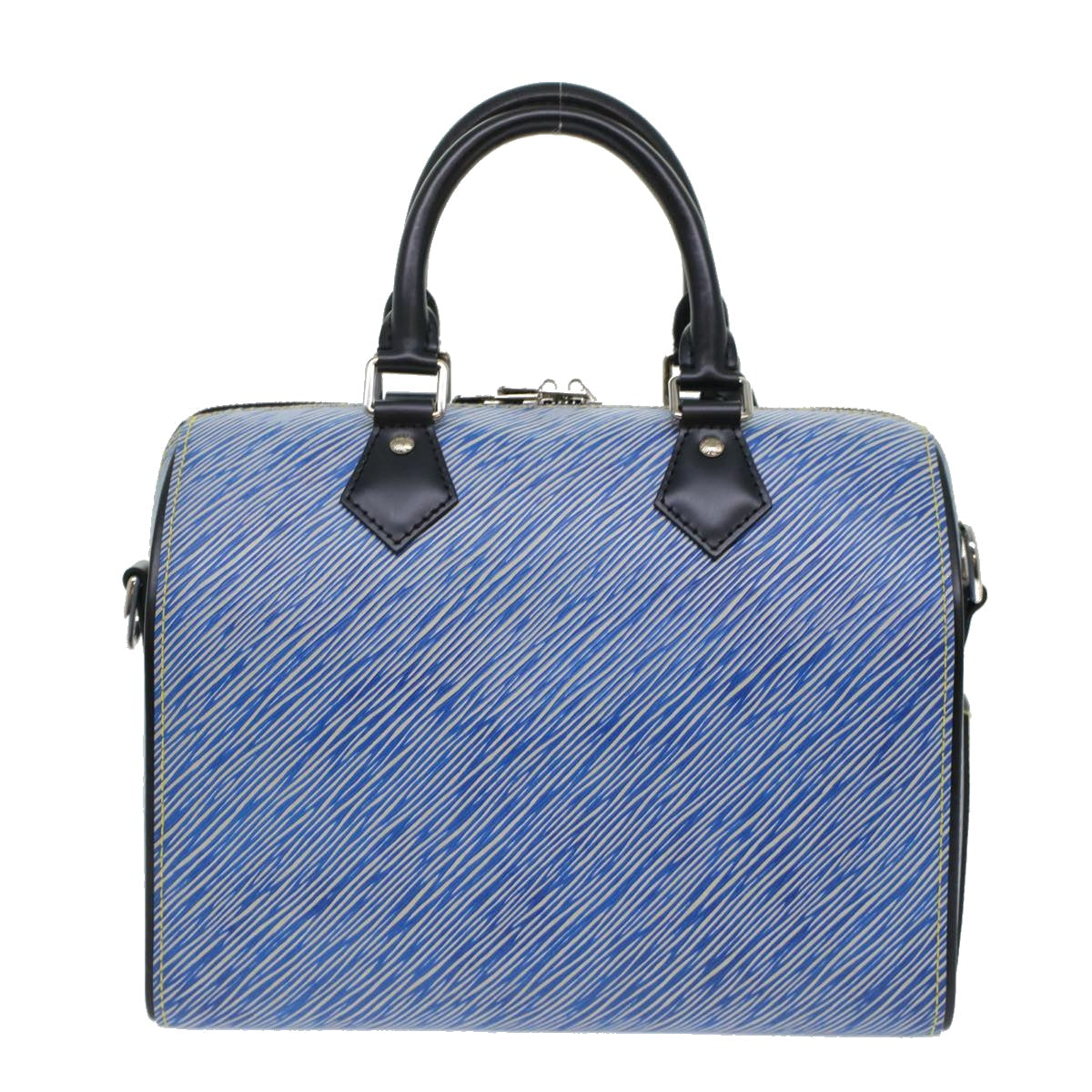 LOUIS VUITTON Epi Bandouliere 25 Hand Bag Blue LV Auth fm2466