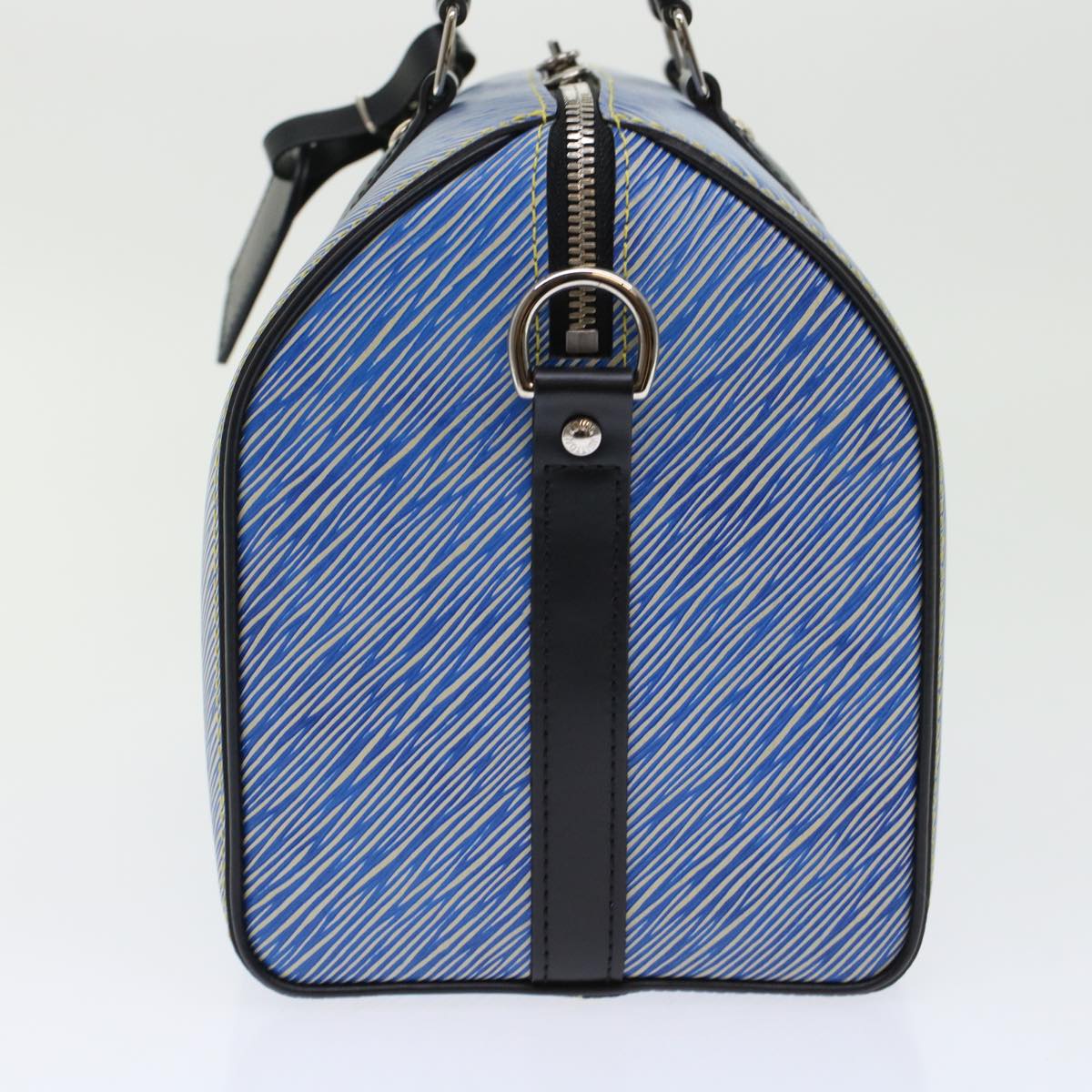 LOUIS VUITTON Epi Bandouliere 25 Hand Bag Blue LV Auth fm2466