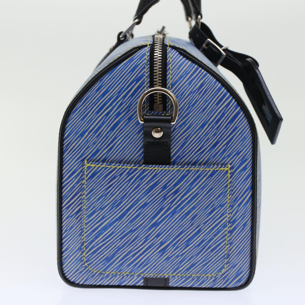 LOUIS VUITTON Epi Bandouliere 25 Hand Bag Blue LV Auth fm2466