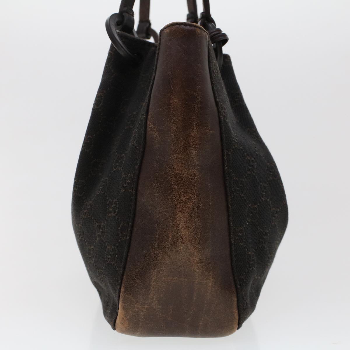Gucci Leather Canvas Tote