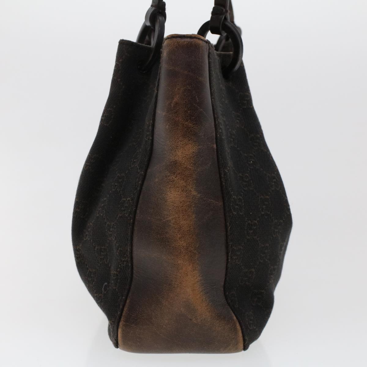 Gucci Leather Canvas Tote