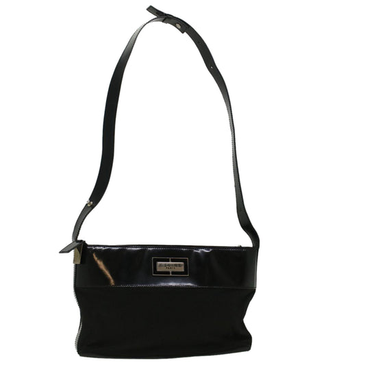 Luxury CELINE Shoulder Bag Canvas Black fm2930