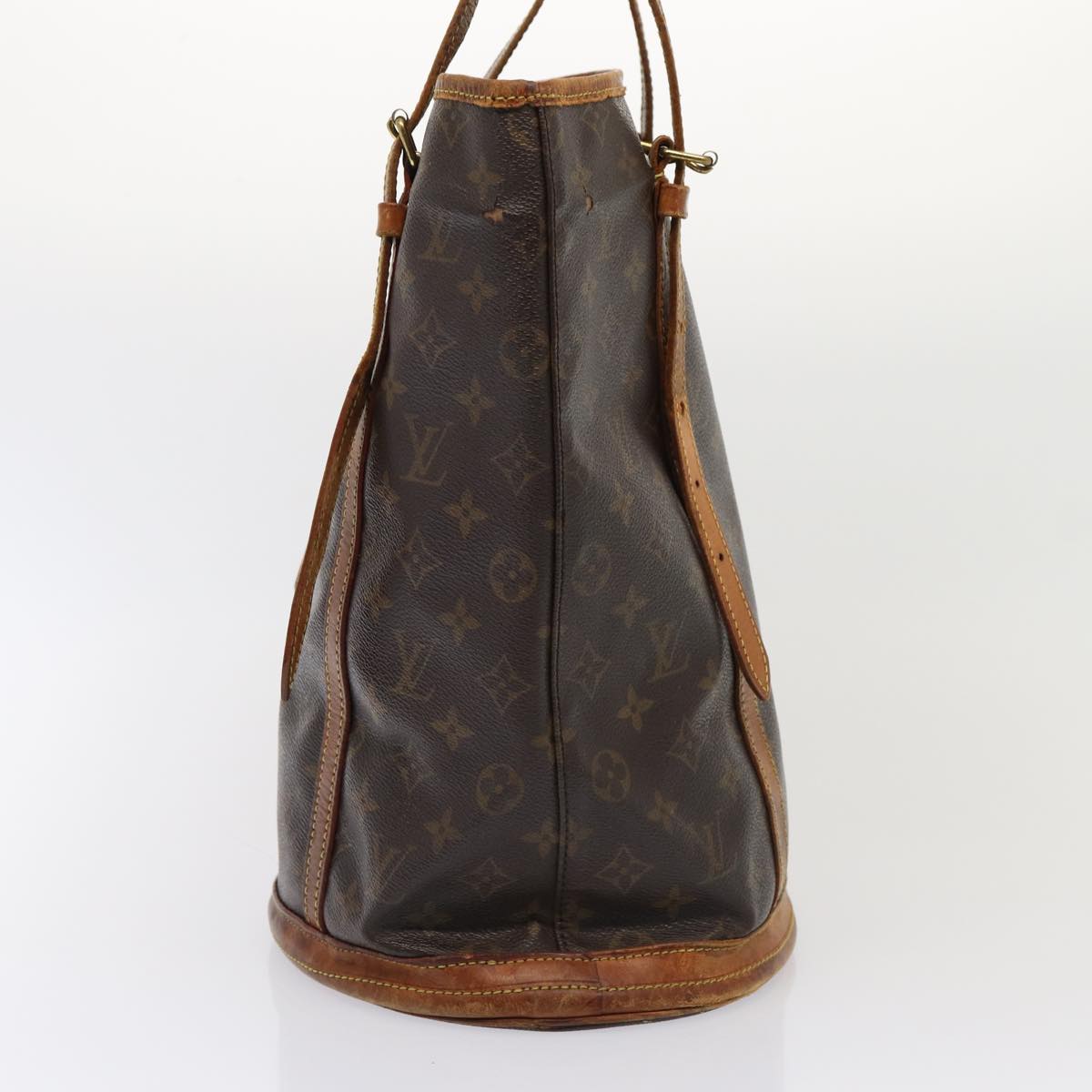 LOUIS VUITTON Monogram Bucket GM Shoulder Bag LV Auth fm3707