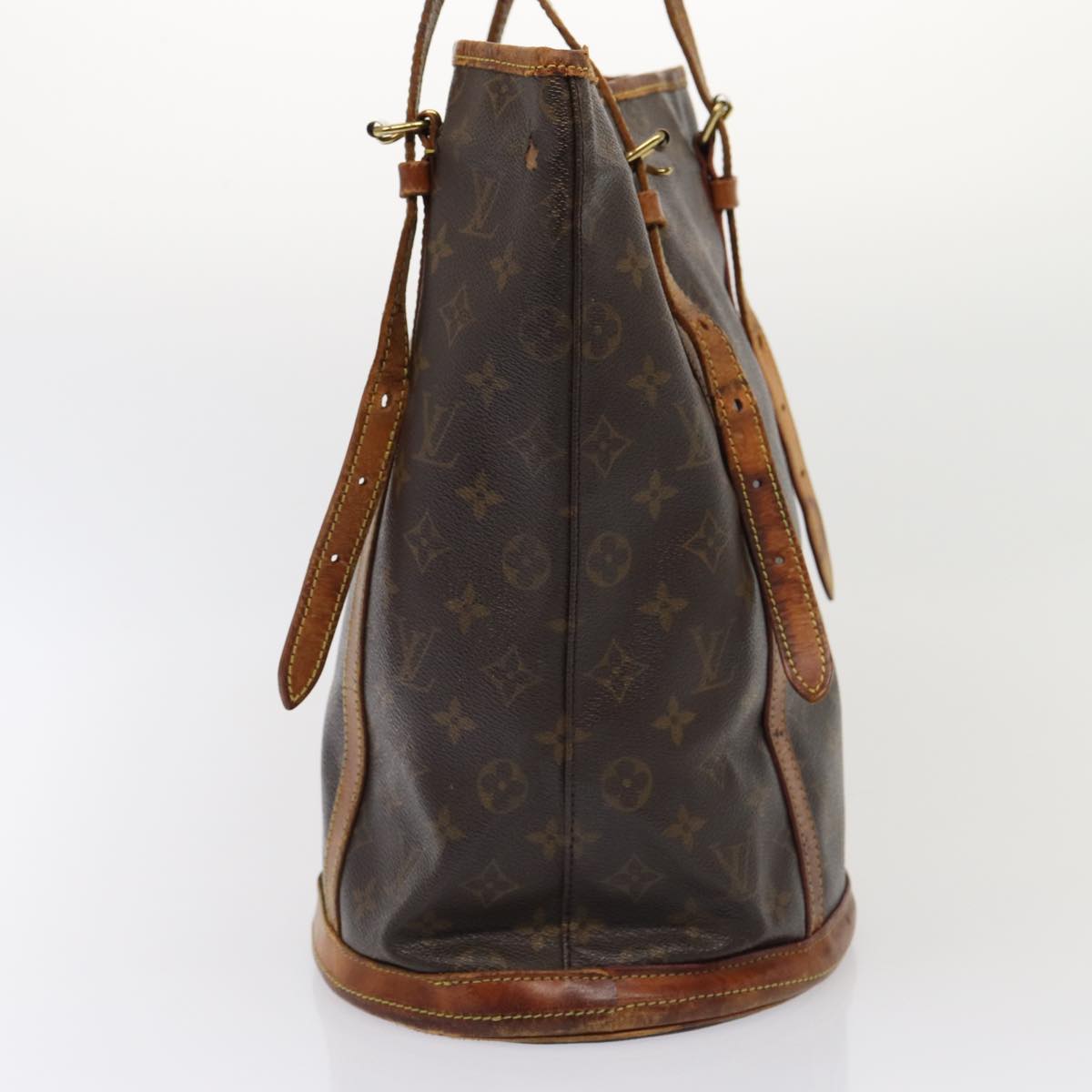 LOUIS VUITTON Monogram Bucket GM Shoulder Bag LV Auth fm3707