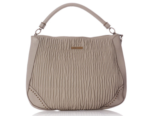Burberry Taupe Hobo