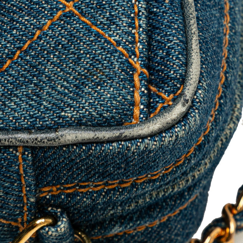 Chanel MatelassÃ© Denim Shoulder Bag