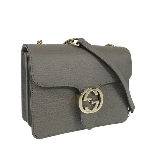 Gucci Chain Leather Shoulder Bag