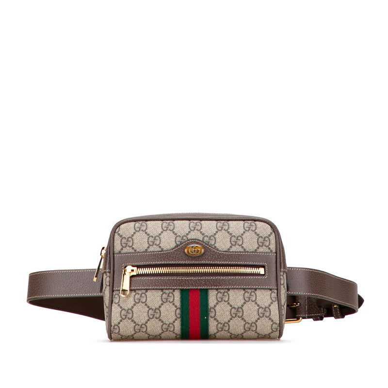 Gucci Ophidia GG Supreme PVC Leather Belt Bag