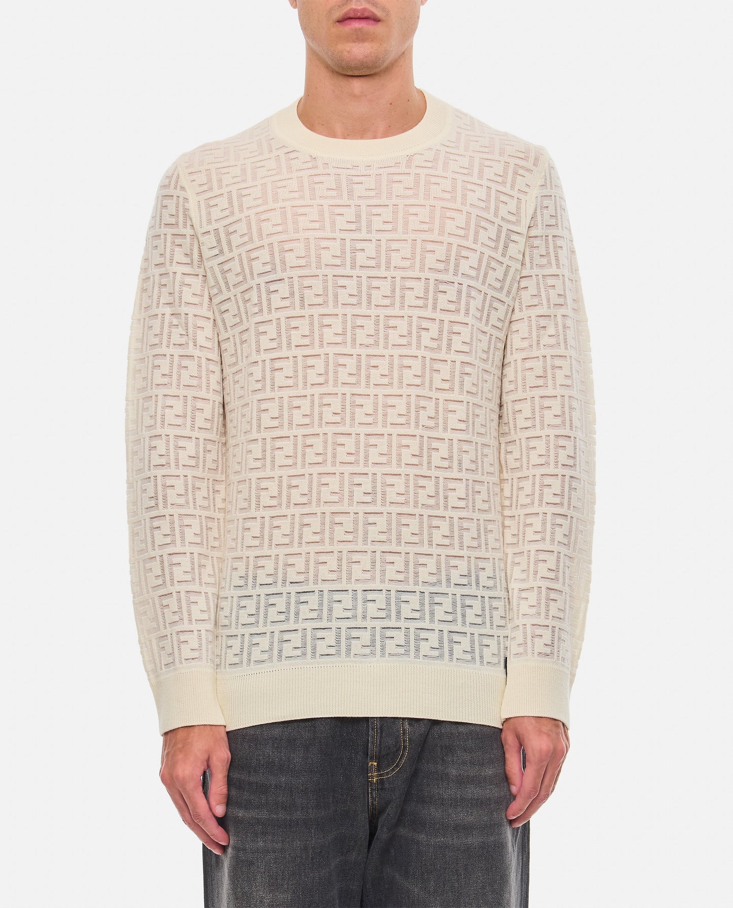 Fendi Men Ff Crewneck