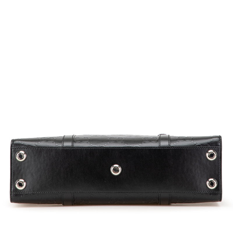 Gucci GG Embossed Leather Tote Bag
