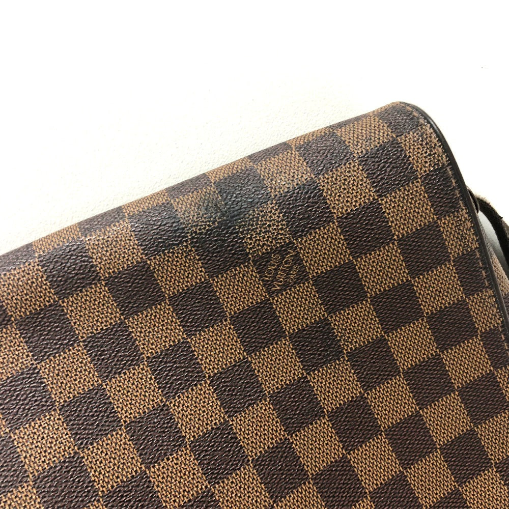 LOUIS VUITTON Shoulder Bag Damier canvas Ebene Damier Brooklyn MM Women