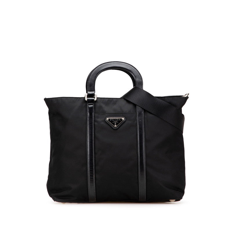 Prada BN1066 Nylon Leather 2way Bag