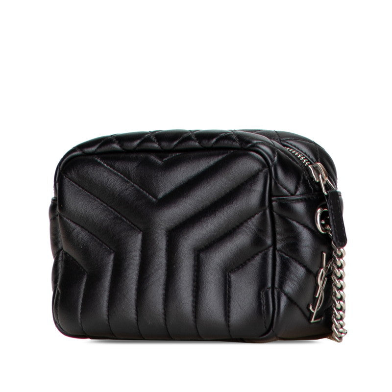 Saint Laurent Loulou Bowling Leather Shoulder Bag